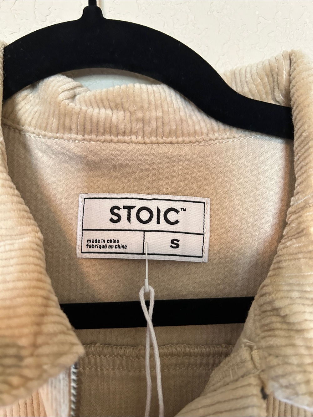 Stoic Wide Leg Corduroy Jumpsuit Coveralls Tan Beige Small - Picture 11 of 15